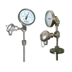 带热电阻双金属温度计